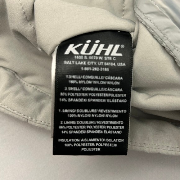 KUHL Outdoor Women's Small Gray Lightweight Quilted‎ Puffer Vest Zip Up Pockets - Picture 5 of 8